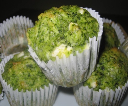Muffins de espinacas