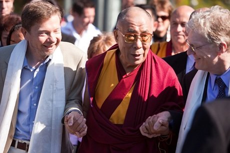 Echkart Tolle con el Dalai Lama