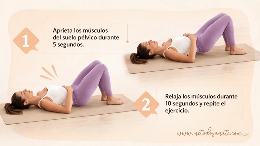 Ejercicios de Kegel.Como ejecutarlos.Ejemplos.MetodoSanate