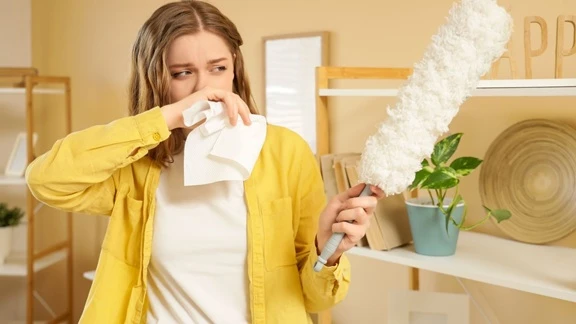 Causas emocionales.alergias.alergia al polvo.