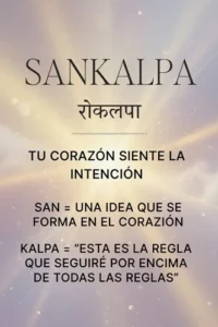 el principio del Yo Soy y el Sankalpa