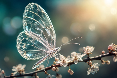 mariposa de cristal.simbologia.significado