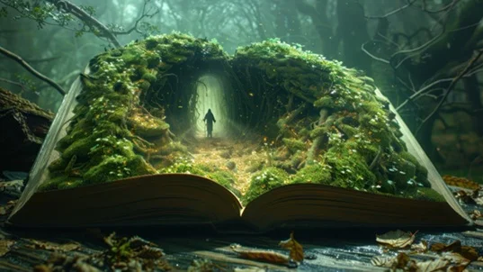 amor-de-cuento-relacion-pareja-libro-magico-bosque