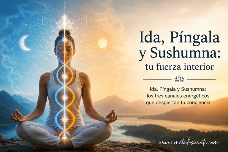 Ida.Pingala.Sushumna.Tu.Fuerza.Interior.que son Ida.Pingala.Sushumna.MetodoSanate