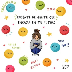 las respuestas se encuentran en tiempo de crisis. dibujo gente buena para ti